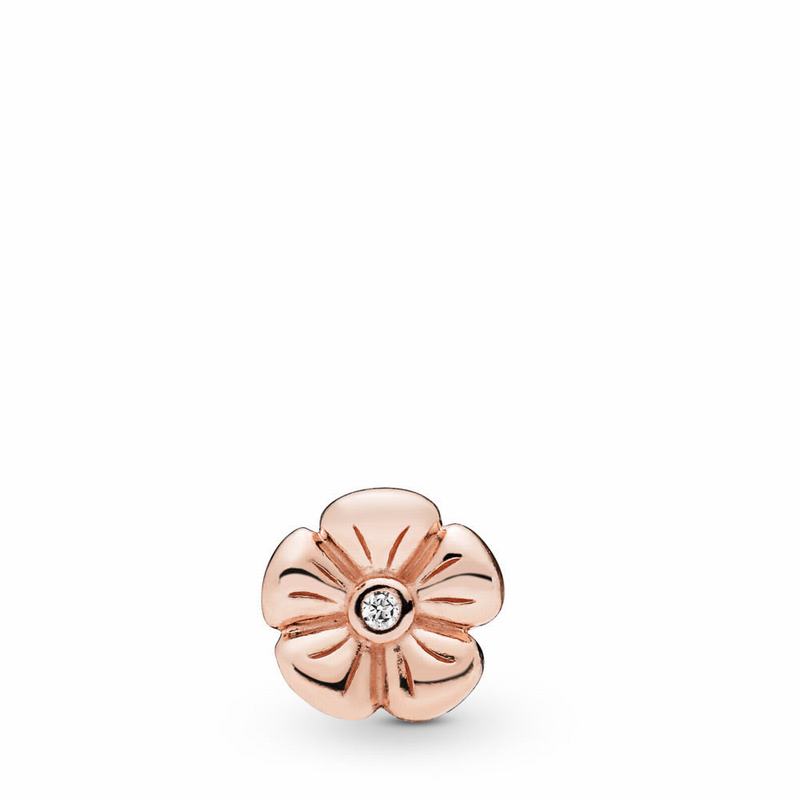 Pandora Classic Flower Petite Charm Clearance NZ, Pandora Rose™ (836915-JID)